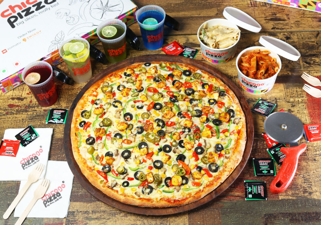 18inch Monster Pasta Combo Veg Pizza