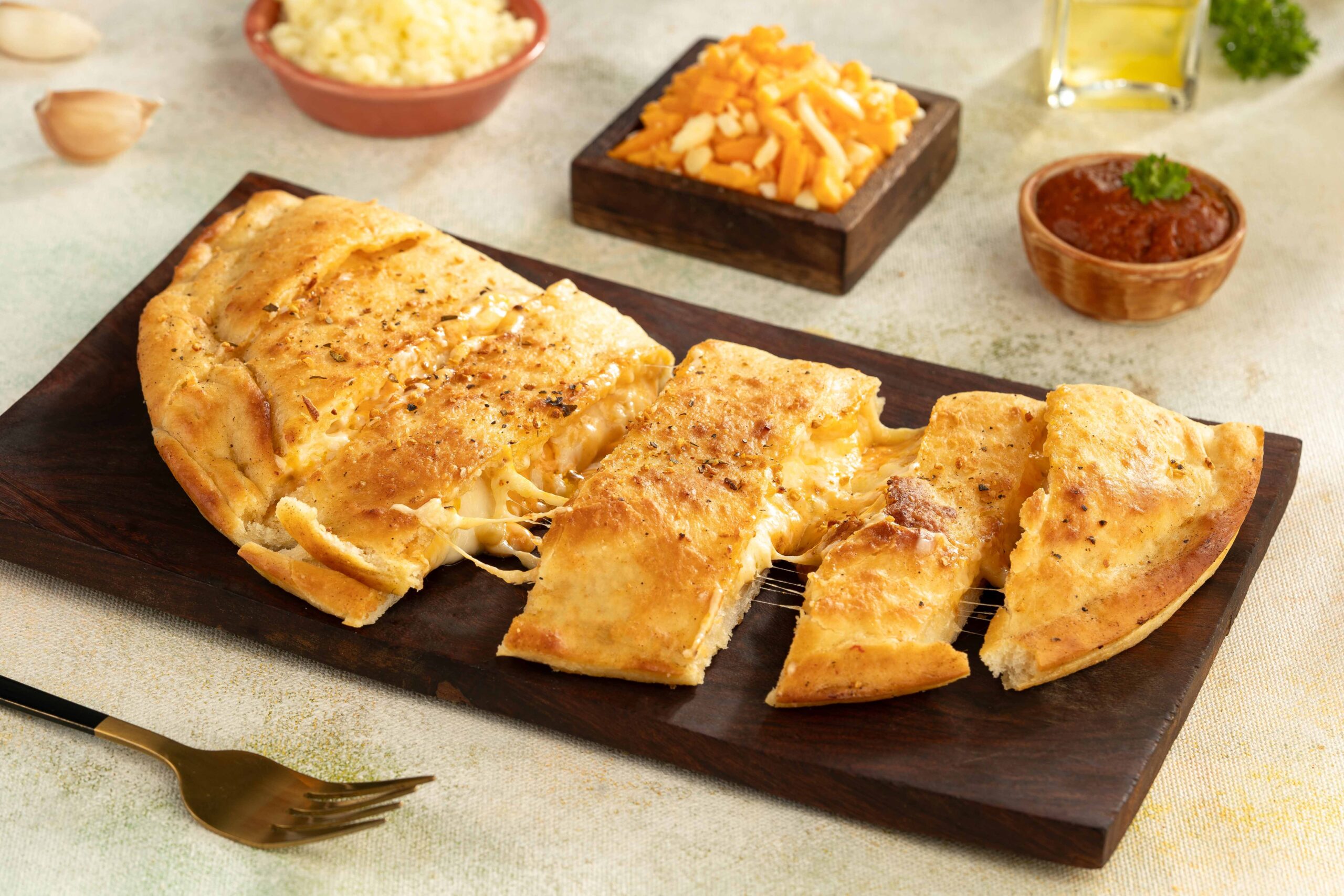 7 type Cheese Stuffed Garlic bread