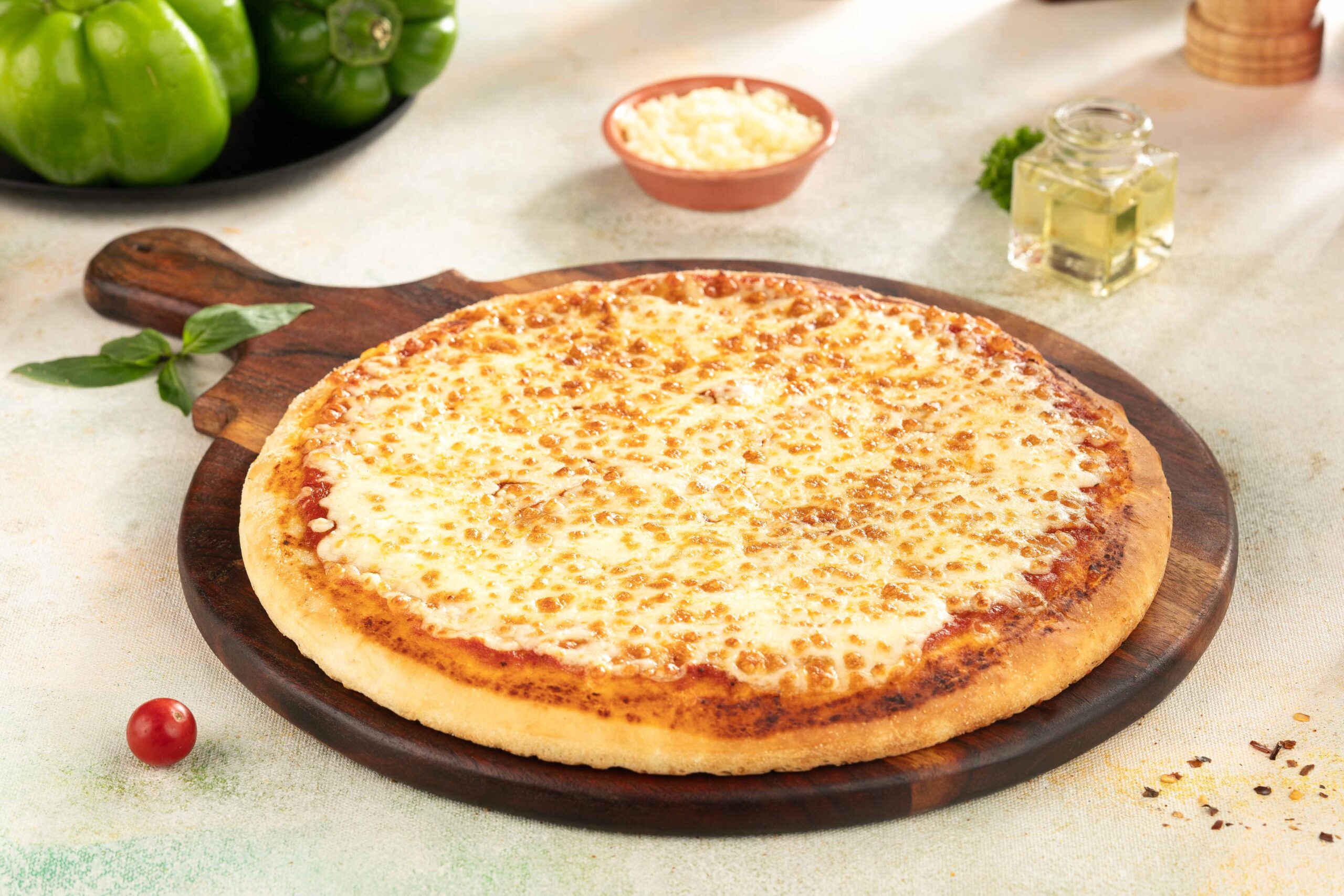 normal pizza